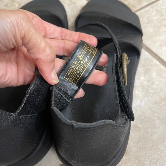 Vionic womens Harmony Rx Strappy leather size 10 EUC hook loop recovery - Picture 7 of 8